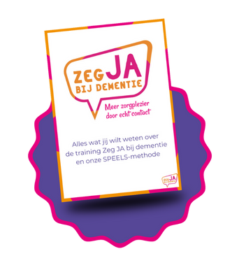 ebook Zeg JA bij dementie en de SPEELS methode