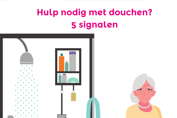 5 signalen dat er hulp nodig is bij douchen
